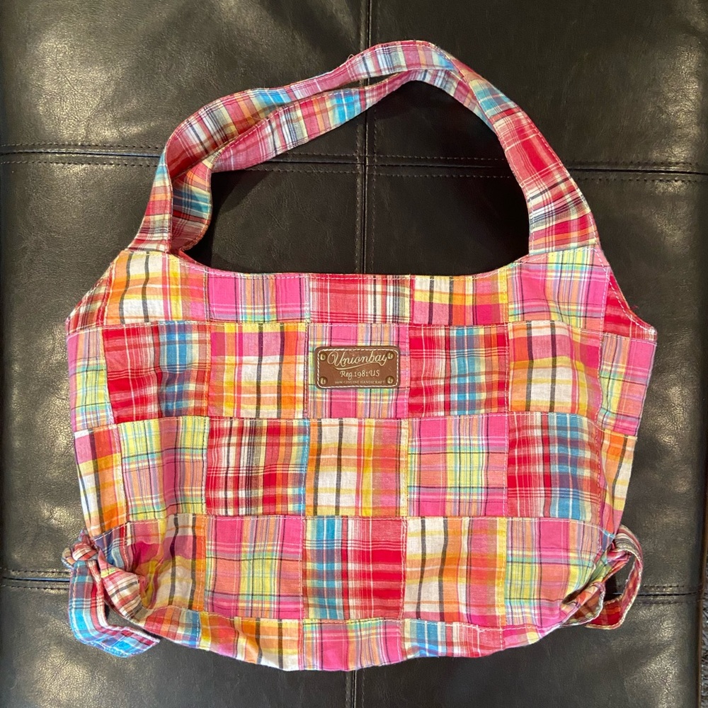 Unionbay cute pink plaid bag
